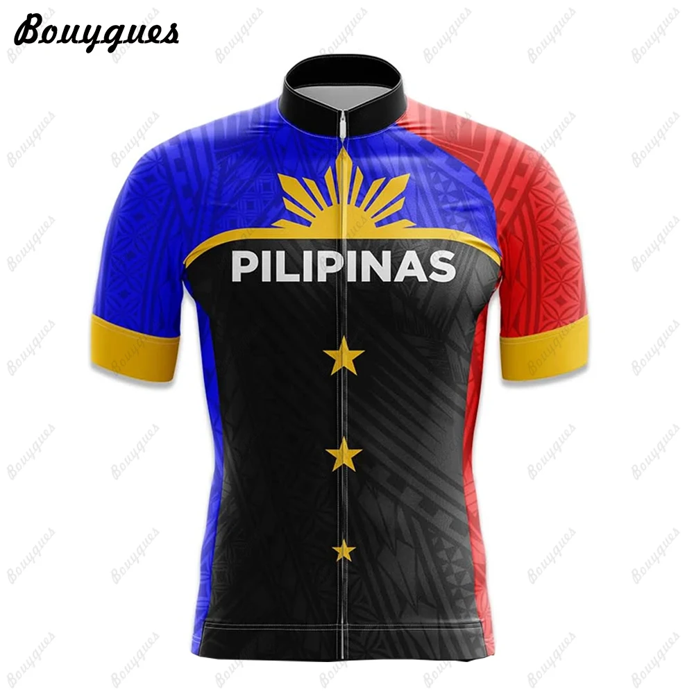 thumbnail image 1 of Maillot de ciclismo de Filipinas para hombre, maillot de ciclismo de montaña, maillot de descenso, ropa de ciclismo de montaña Tricota de equipo profesional de alta calidad, 1 of 5