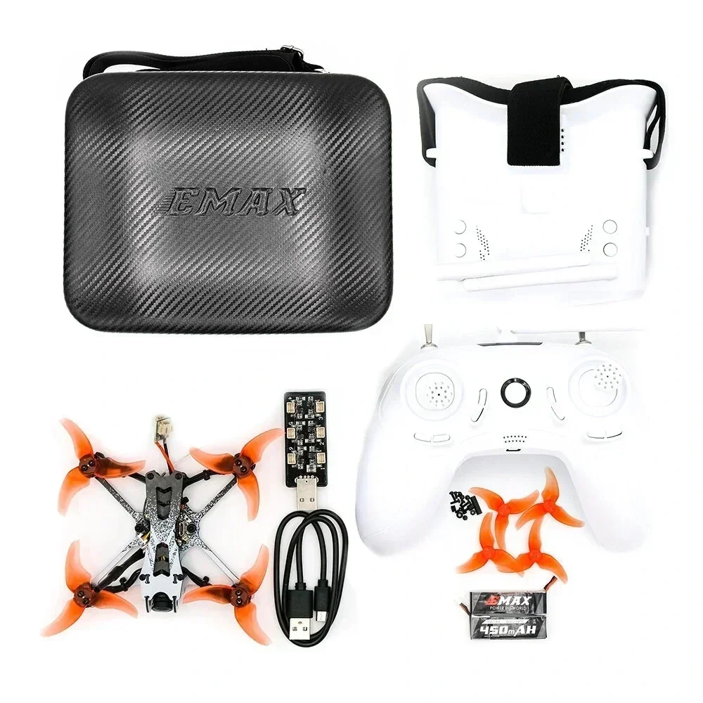 EMAX Tinyhawk II Drone FPV RTF 2.5 Pollici, F4 5A ESC 25-200mW VTX RunCam Nano 2 con Occhiali e Controller per Droni RC - Image 5