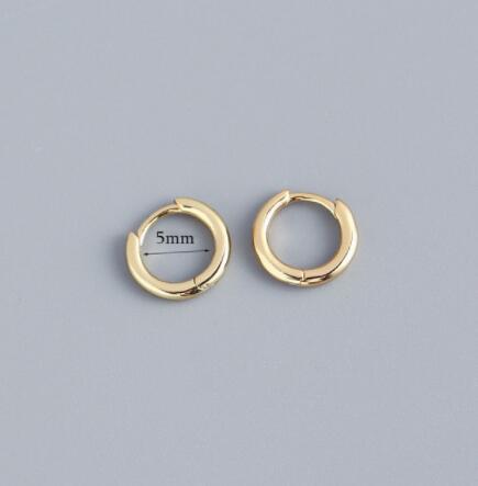 Quality Stainless Steel Gold Geometric Small Hoop Earrings for Women Punk Hip-Hop Drop Earrings 2022 Trend Fashion Jewelry