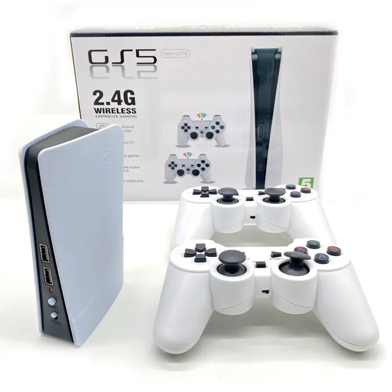 NEW 8 Bit Retro Video TV Game Console Built-In 818 For-FC Classic Games Station wireless 2.4G Handheld Gamepad AV Output