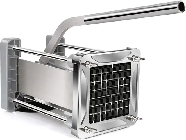 Sopito Professional Stainless Steel Fry Cutter – 1/2-Inch Blade for Perfectly Cut Potatoes, Carrots, and Cucumbers 1