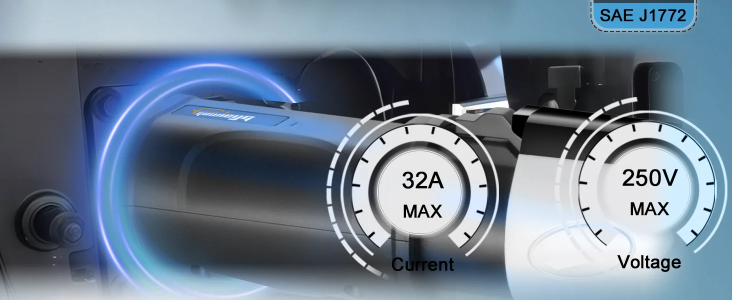 Adaptor 16A 32A Electric Vehicle Car Charger Connector SAE J1772 Socket Type 1 To Type 2 EV Adapter Socket 3