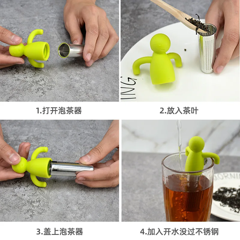 Creative Tea Infuser Strainer Sieve Stainless Steel Infusers Teaware Tea Bags Leaf Filter Diffuser Infusor Kitchen Accessories