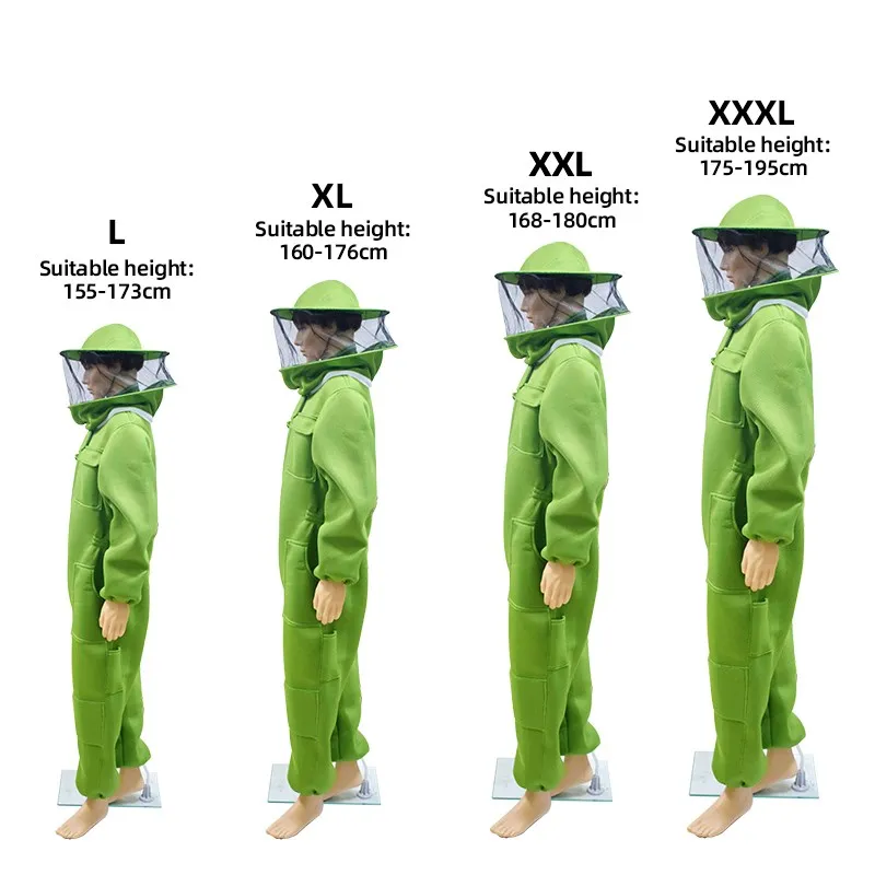 Beekeeping Clothing 3D Air Cotton Fabric Bee Suits Beekeeper Suits