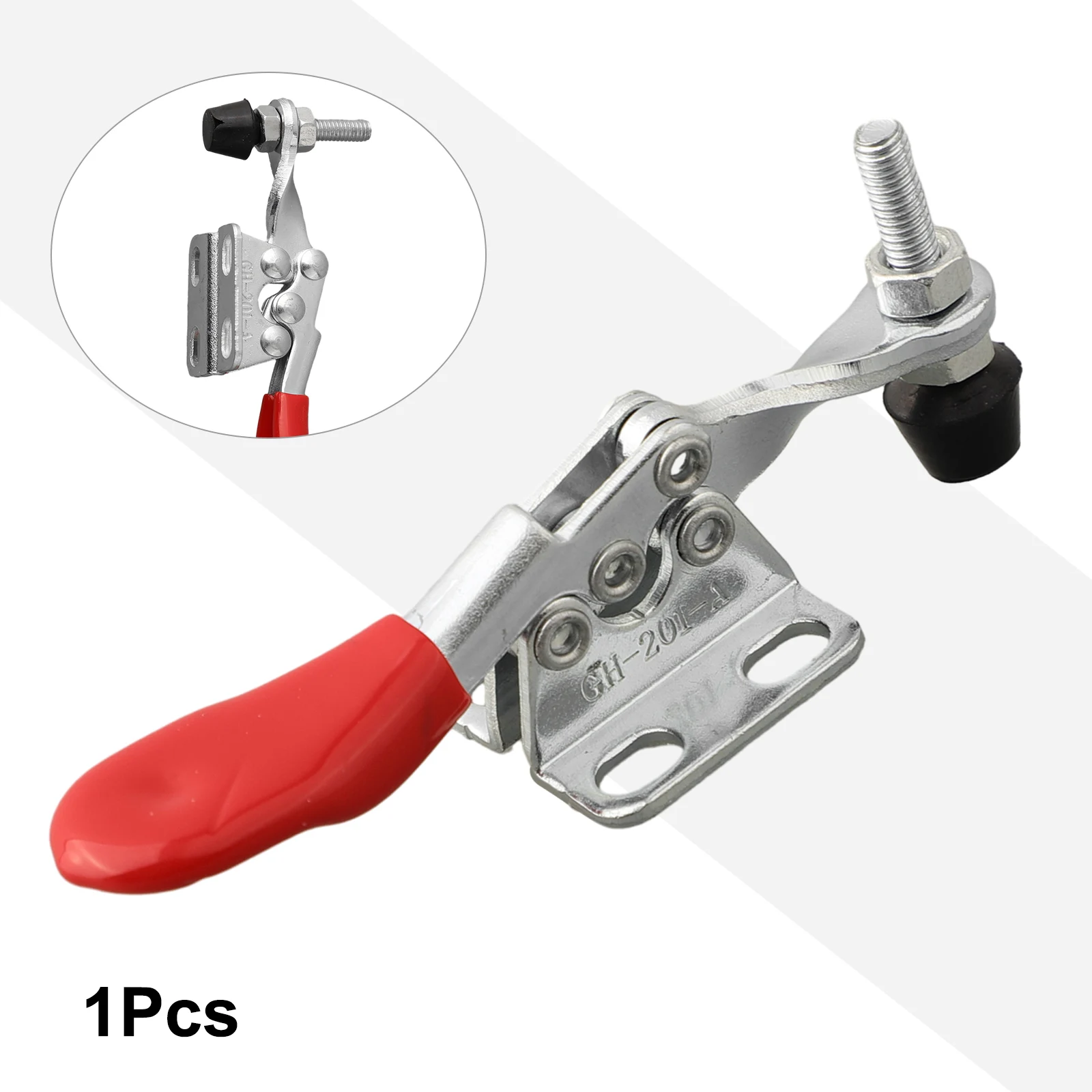 1pc GH-201A Clamp Quick-Release Horizontal Toggle Clamps Vertical Toggle Clamps Woodworking Home Improvement Tools Accessories