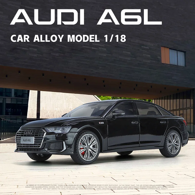 1:18 AUDI A6L Large Alloy Metal Diecast Car Model Sound
