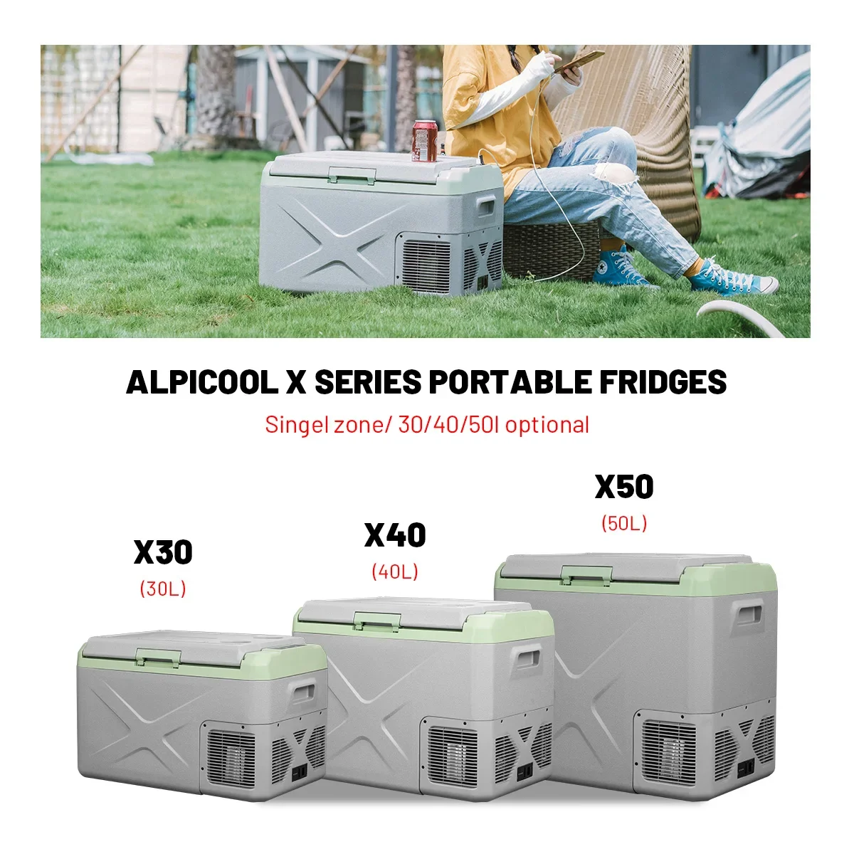Alpicool D30 DC 12V/24Vミニ引き出し冷蔵庫30L Alpicool D30 DC 12V/24Vミニ引き出し冷蔵庫30L（Alpicool D30