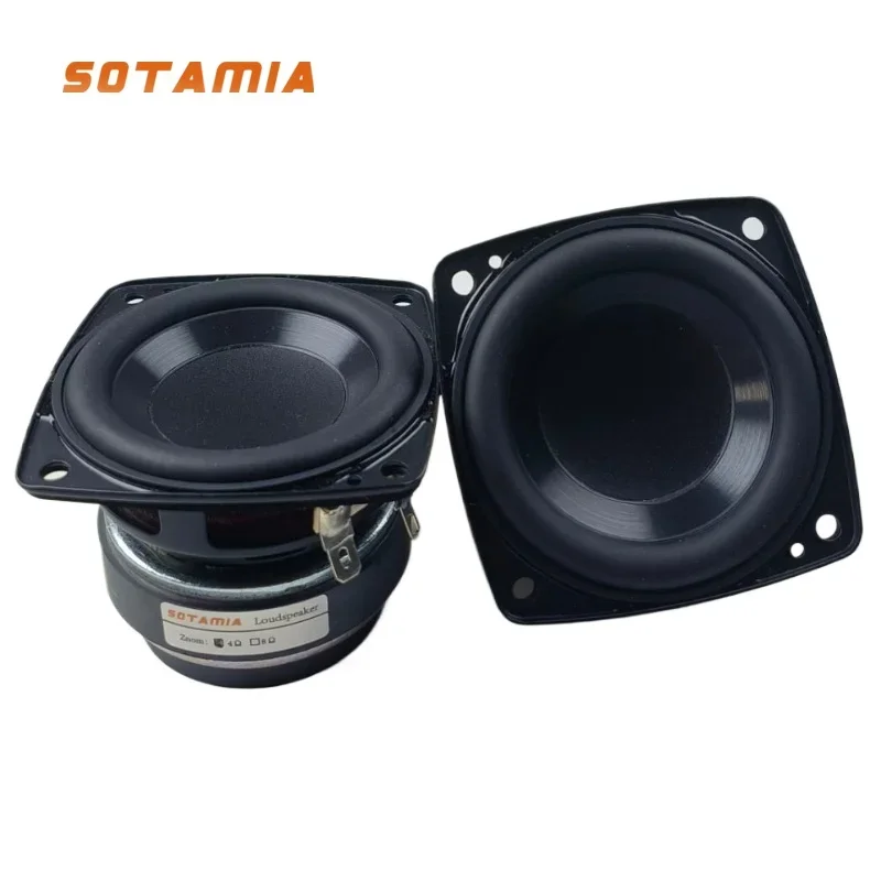 SOTAMIA 2Pcs 2.75 Inch Full Range Speaker 4 Ohm 20W Sound Music Bluetooth Speaker Audio Home Theater Power Loudspeaker For JBL