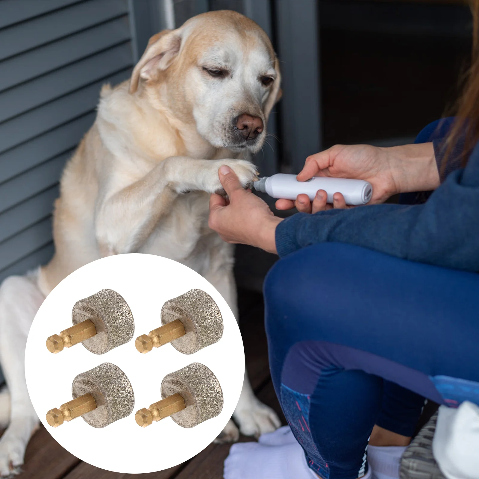 

Nail Grinder Replacement Head Grinding Wheel Pet Nail Grinder Replacement Tip Professional Raised Grinding Grooming Tool