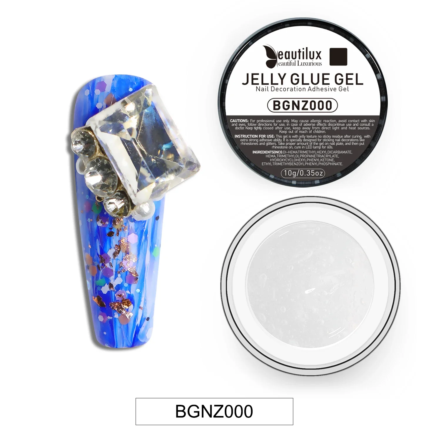 Beautilux Jelly Glue Gel 10g jelly glue gel