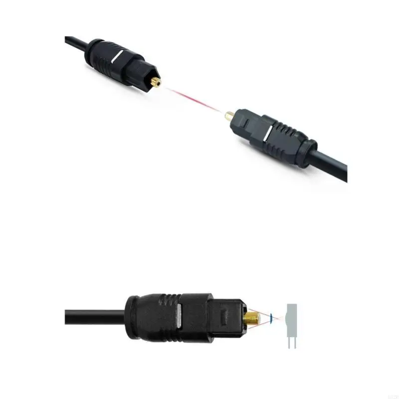 Premium Digital Optical Audio Cable with Metal Connectors