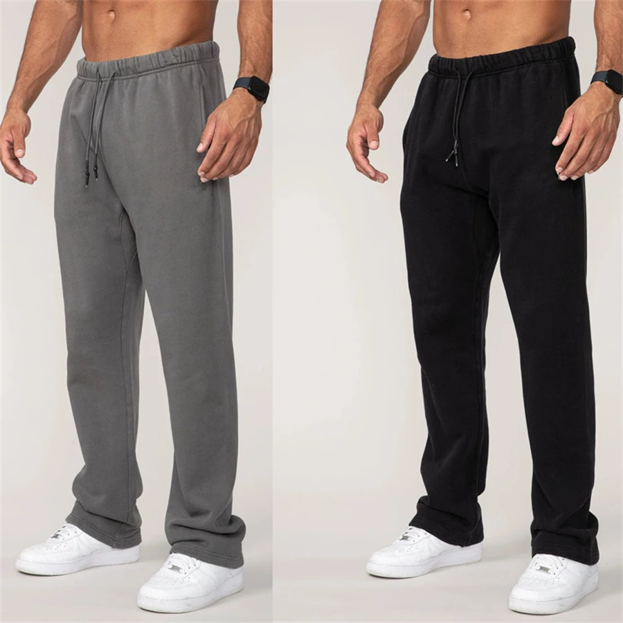 Casual Pants Men Cotton Slim Joggers Sweatpants Autumn Training Trousers Male Gym Fitness Bottoms Running Sports Trackpants