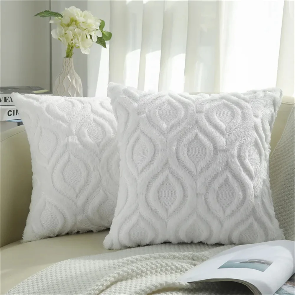 Blumtal Federe Cuscini Divano 50x50 cm - Set di Copricuscini per Divani