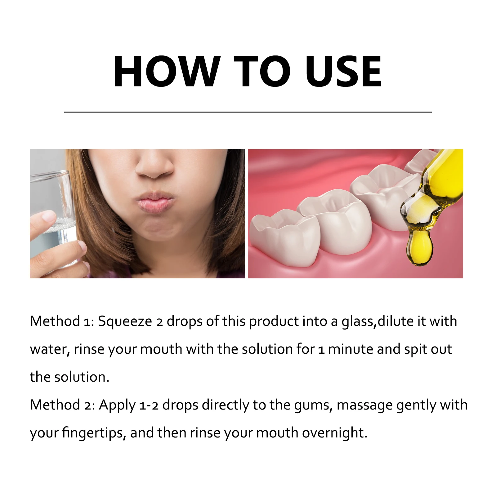 Gingival Repair Drops Repair Cavities Caries Whiten Teeth Remove Plaque Stains Relieve Gums Decay gum repair drops teeth whitening essence teeth whitening product