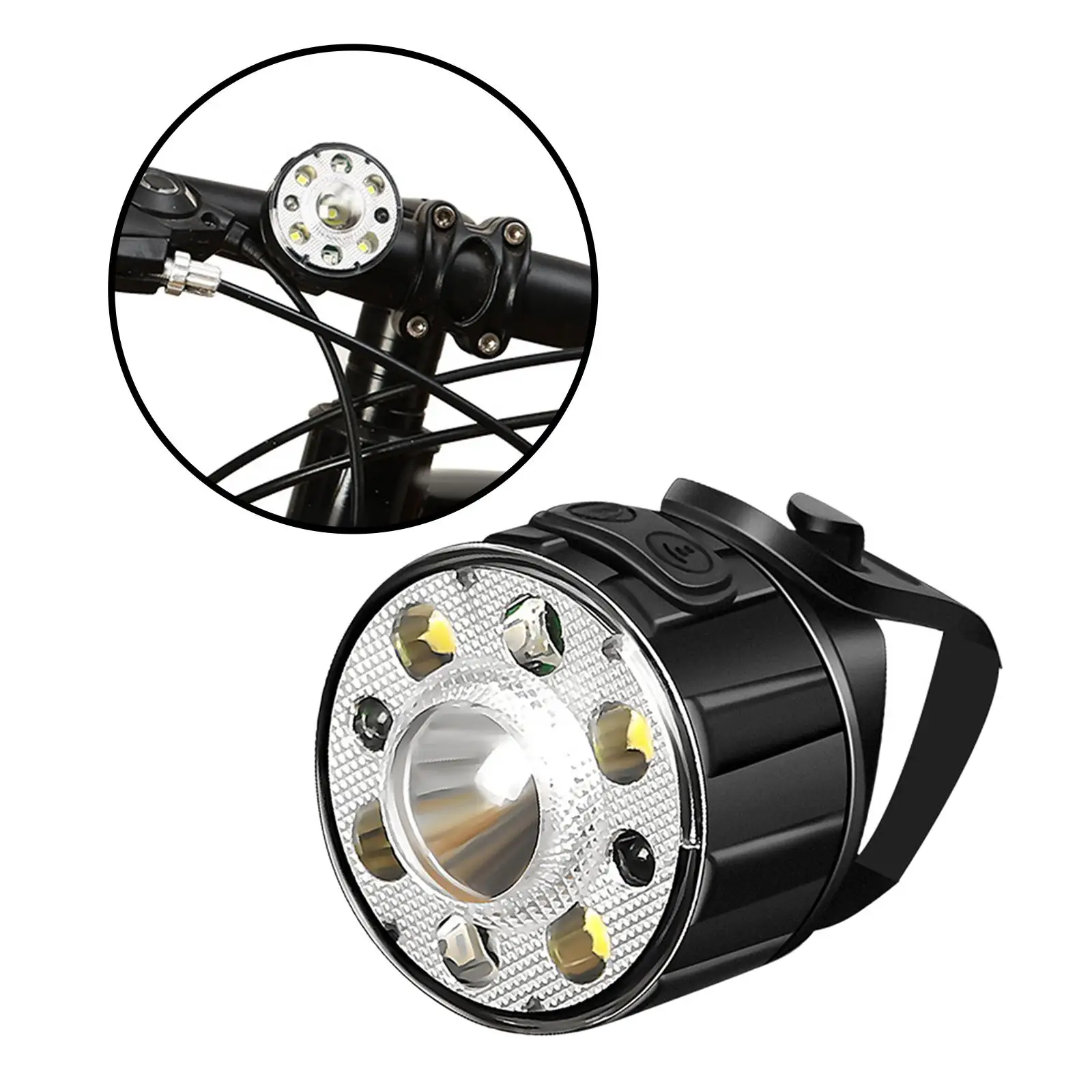 

Bicycle Headlight Water Resistant Universal Lightweight Hanging LED Bike Light for Road Bike Camping Night Riding Outdoor Hiking