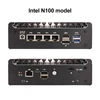Fanless Firewall Mini PC Intel N100 Pentium N6005 Topton Solid 4 LANs i226-V 2.5G DDR4 COM USB-C pfSense OPNsense ESXi Computer 3