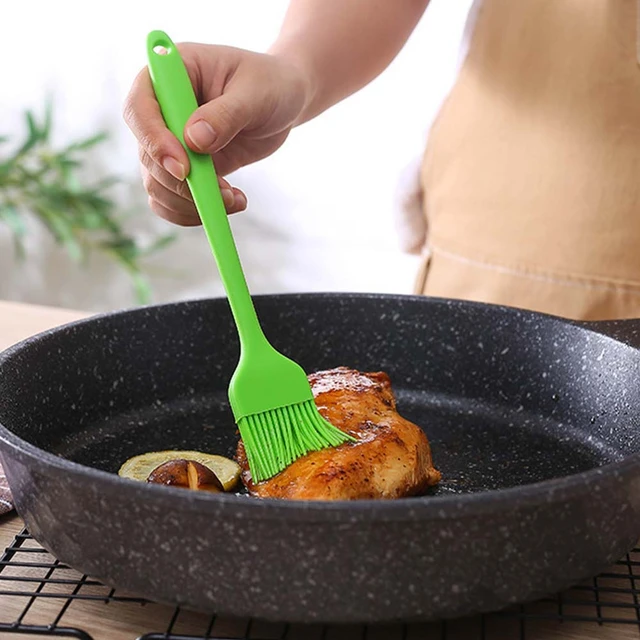 1PC Silicone Barbeque Brush Cooking BBQ Heat Resistant Oil Brushes Kitchen  Supplies Bar Cake Baking Tools Utensil Supplies