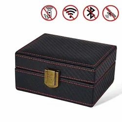 Anti-Theft Faraday Box - RFID Signal Blocker & Security Protector (Black)