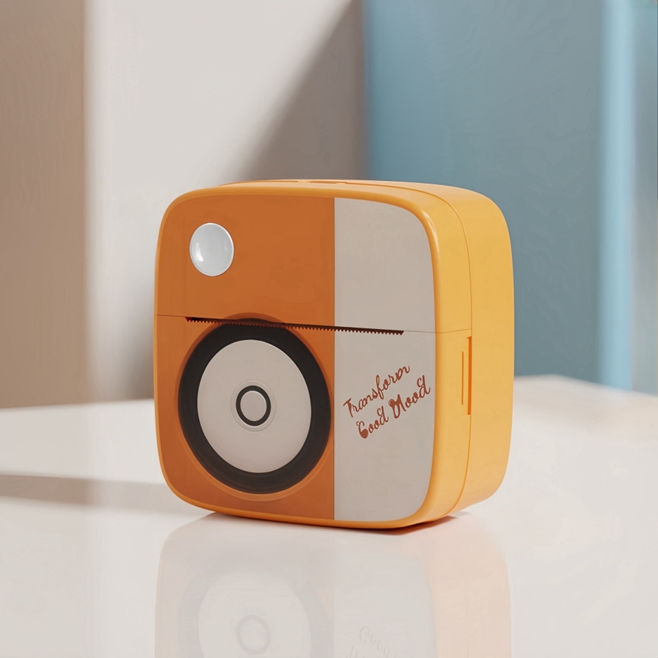 New Photo Printing Machine D2 Mini Printers Thermal Paper Stickers Paper Label Sticker Label Maker Printer for Error Printing