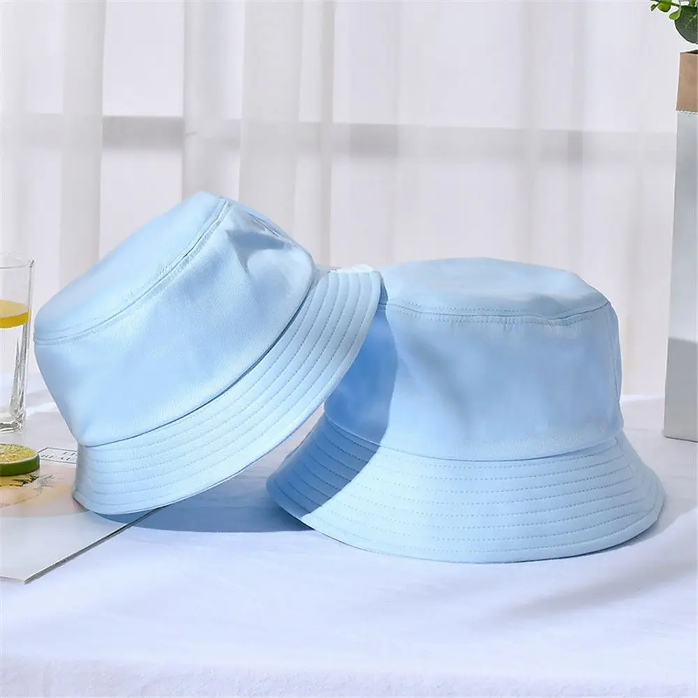 Bucket Hat Women Men Anti-UV Beach Sun Hat Summer Sunscreen Panama Hat Outdoor Foldable Portable Fisherman Cap