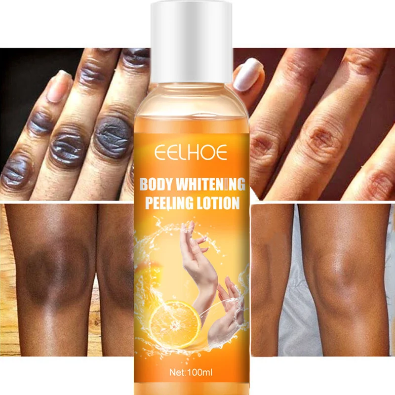 Insantly Whitening Peeling Gel Lotion Exfoliating Mask Fnger Knee Armpit Dark Skin Body