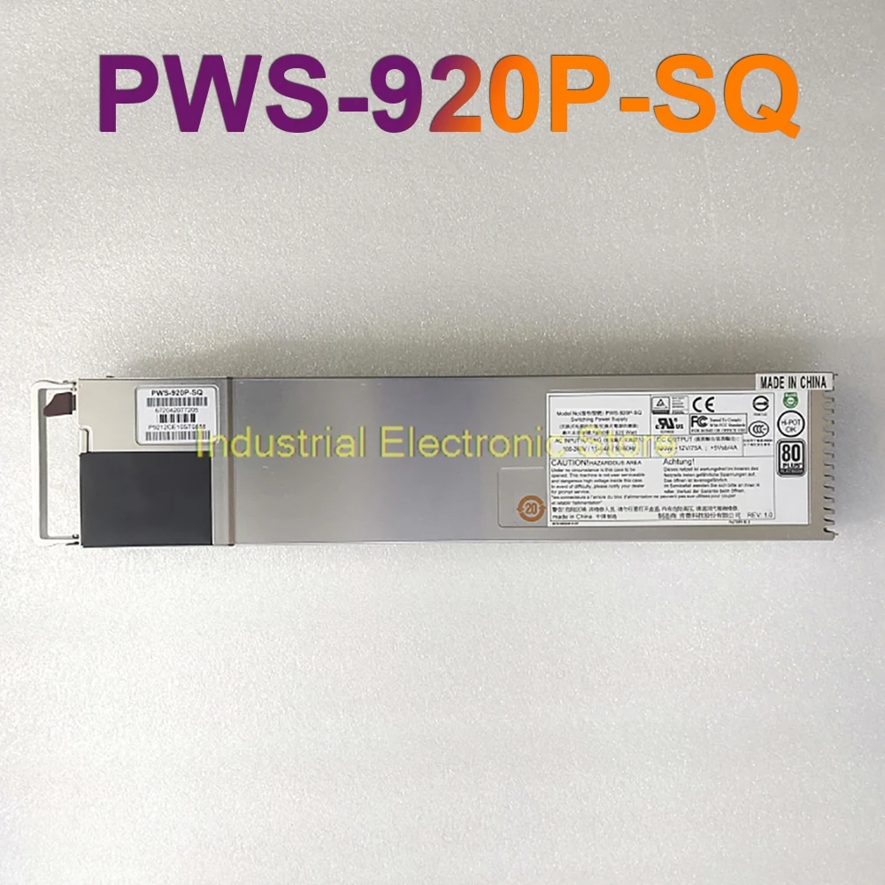 

920W 12V 75A For Supermicro Server Power Supply Module PWS-920P-SQ