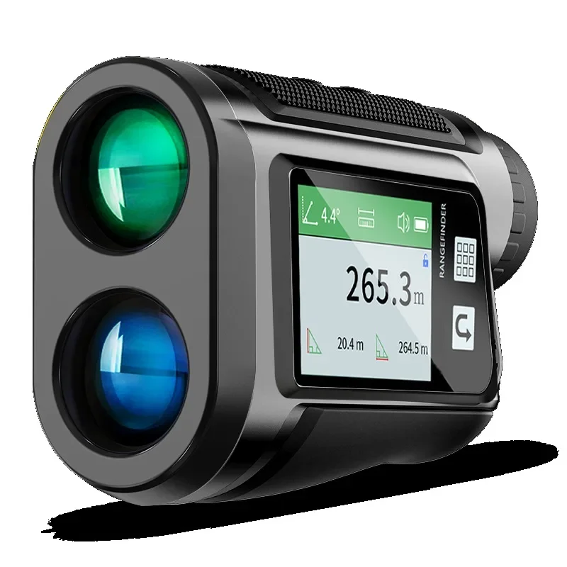 Golf 1200M High-Accuracy USB Rechargeable Laser Rangefinder Golf & Hunting Rangefinders with Side Display