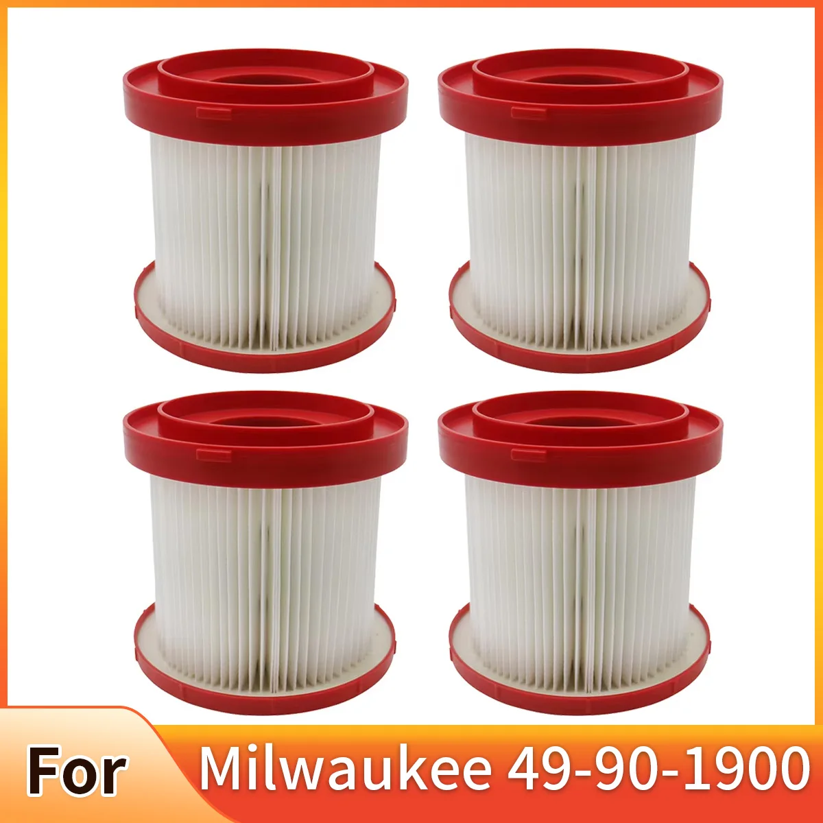 Wet/Dry Filter Kit for Milwaukee Cordless Vacuum cleaner parts