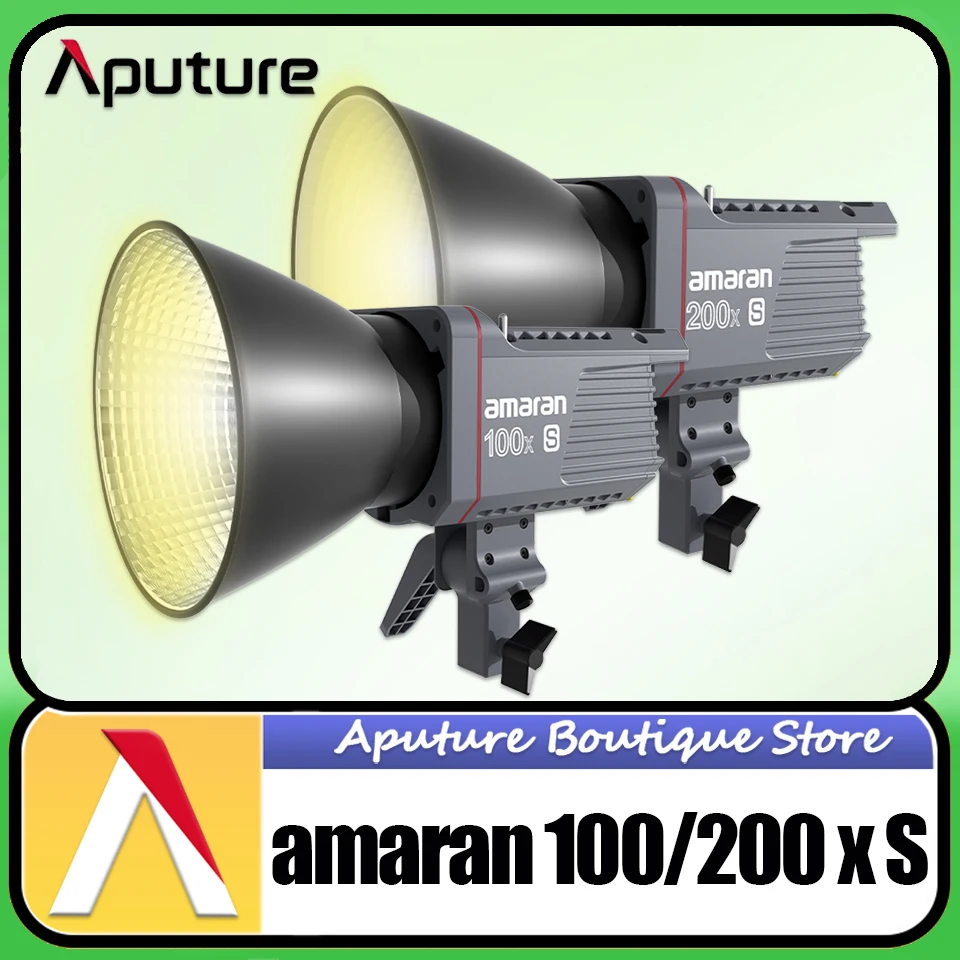

Aputure Amaran 100x S Amaran 200x S 2700-6500K Bi-color LED COB Video Light for Photography with Bowens Mount Lamp CRI 95+