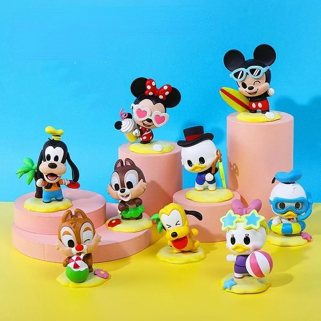 Disney klassische Märchen Serie Mickey Maus Stich Donald Ente Gänseblümchen  Figur Sammlung Modell Geburtstags geschenk Spielzeug