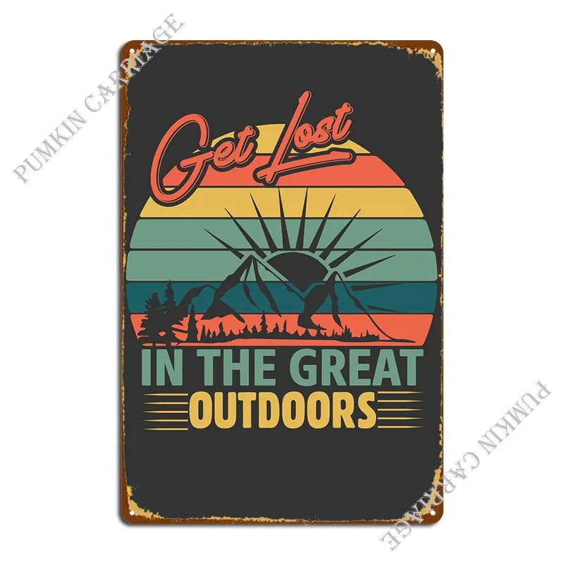 

Get Lost In The Great Metal Sign Cinema Pub Wall Decor Retro Tin Sign Poster