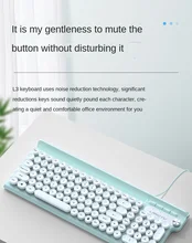

L3 wired keyboard office gift keyboard computer silent