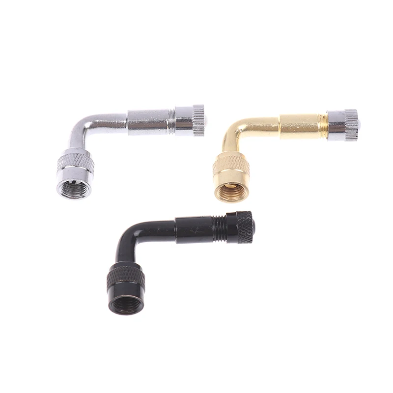 1pc 45 90 135 Degree Angle Bent Valve Adaptor Tyre Tube Valve Extension Adapter For Motorcycle Truck Car Moto Bike