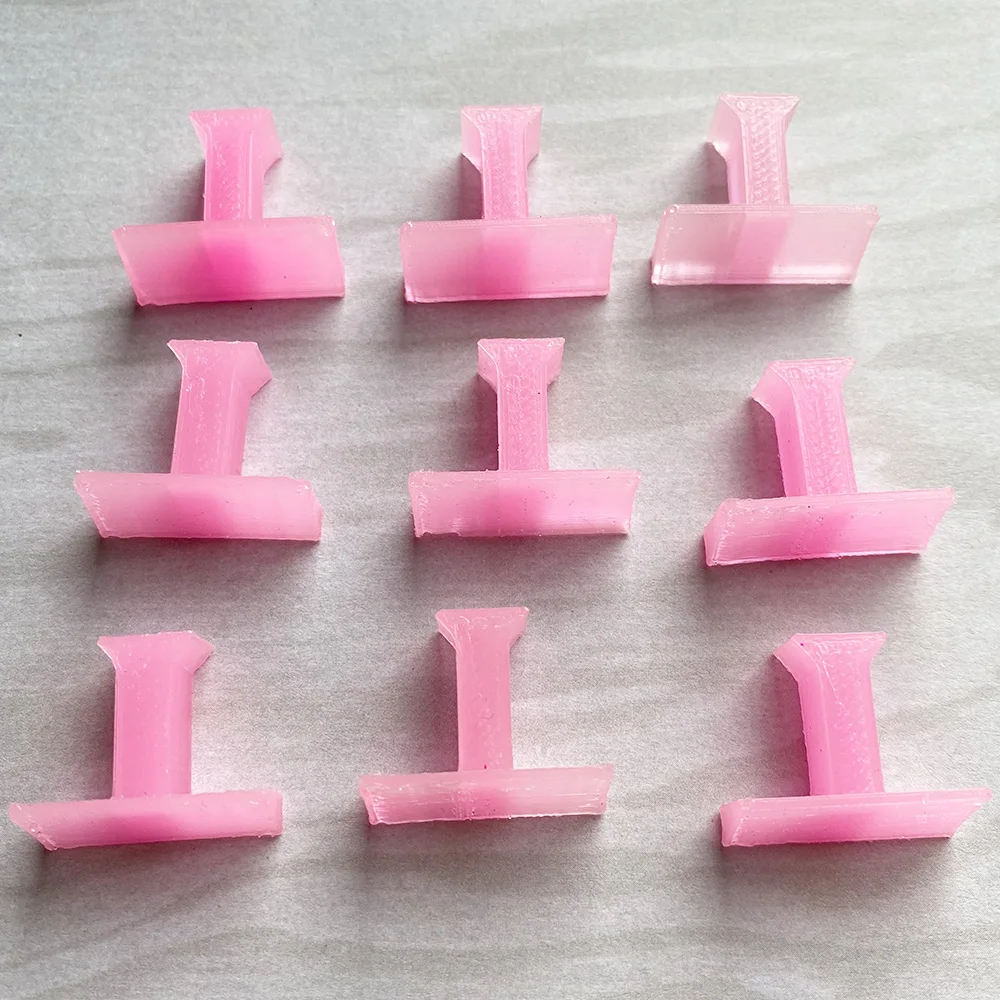 Пробки для лотков алмазной росписи небольших бисерных тарелок фиолетово-розовые