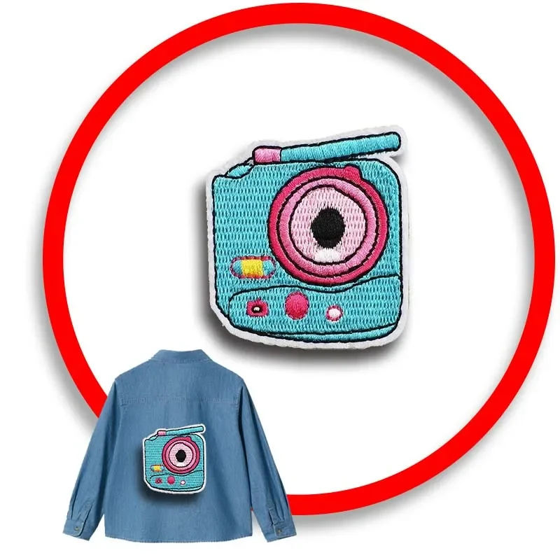 

1pcs Patch Stickers Iron On Patches for Clothing Sewing Octopus Embroidery Fusible Applique Badge Bag Decoration Stripes