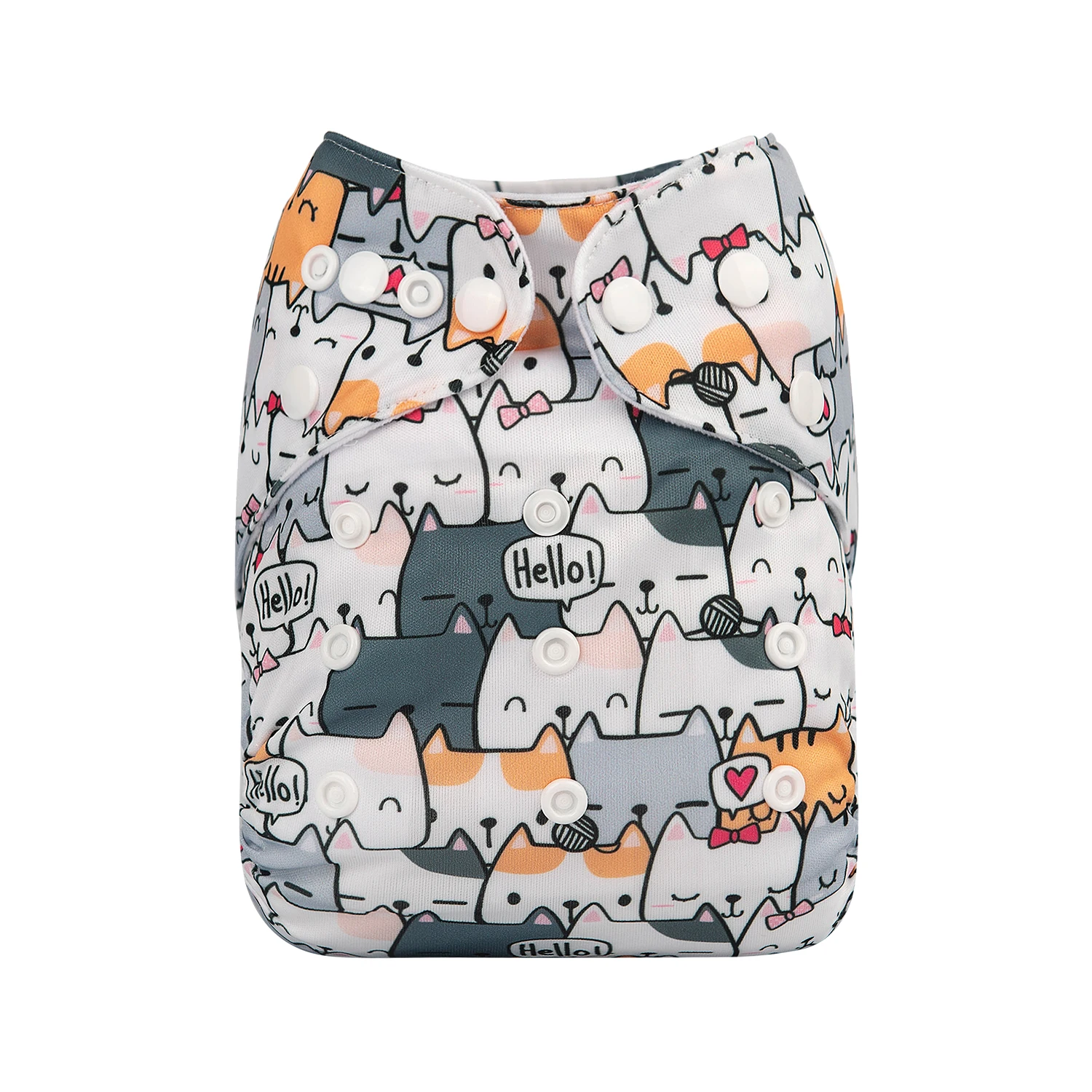 Eco-Friendly Reusable Baby Cloth Diaper with Microfiber Insert
