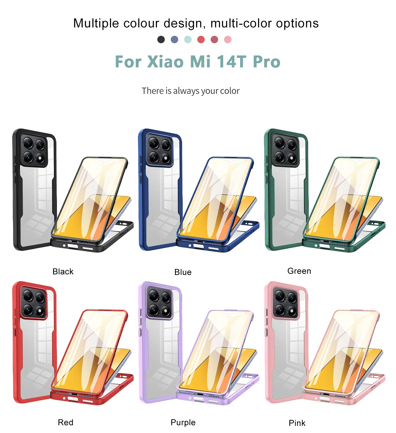 Shockproof Full Coverage Ultra Clear Case