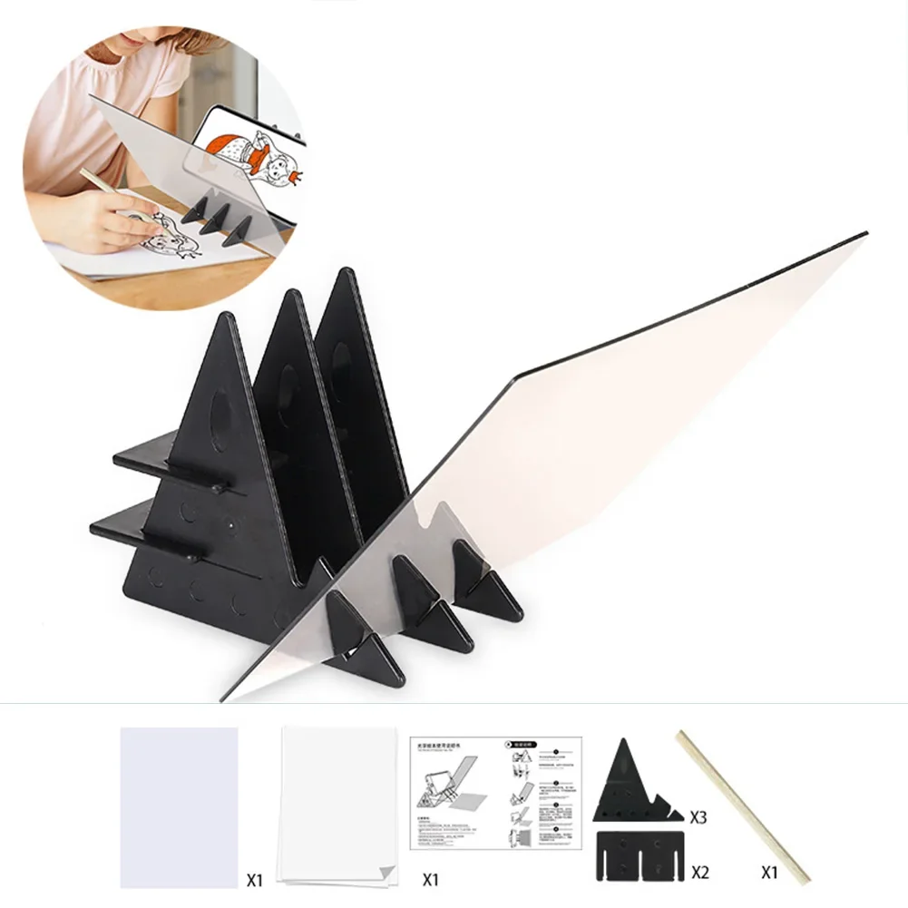 Enhanced Artistic Projection and Tracing Board with Adjustable Brightness