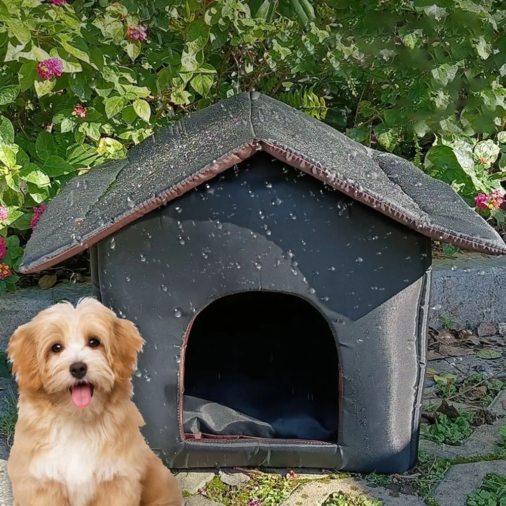 Oxford Outdoor Pet House Portatile Completamente Chiuso Caldo Viaggio Cuccia Per Cani A Forma Di Cabina Rimovibile Impermeabile Cat Nest Tenda Da Viag