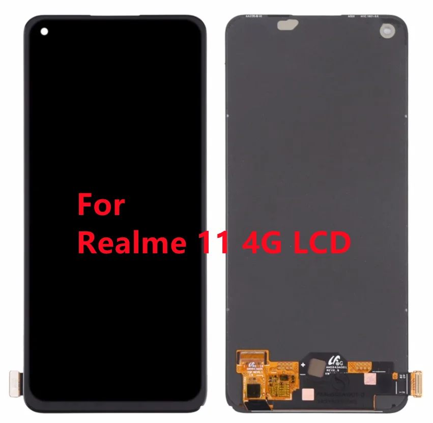 

100% Tested Original AMOLED 6.4'' For Realme 11 4G LCD Display Touch Screen With Frame Realme 11 4G RMX3636 Display LCD Parts