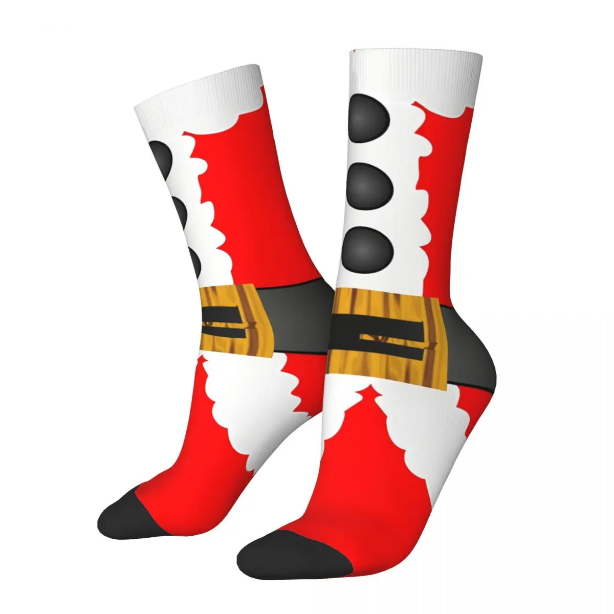 

Funny Happy Men's Socks Merry Christmas Santa Claus Retro Harajuku Hip Hop Novelty Seamless Crew Crazy Sock Gift Pattern Printed