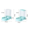 Automatic pet feeder Cat Drinking bowl Cat bowl Large capacity Dog bowl 3.8L combination food storage bucket Pet supplies 6