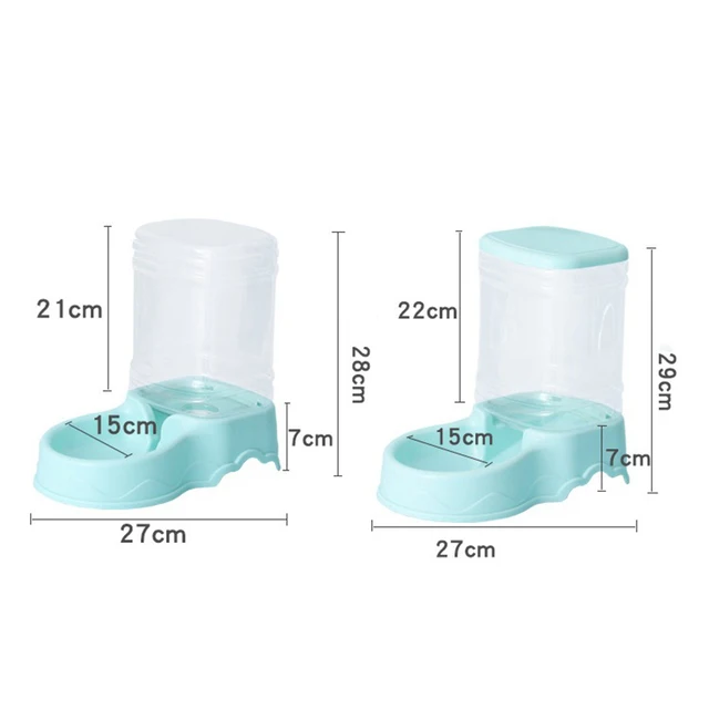 Automatic pet feeder Cat Drinking bowl Cat bowl Large capacity Dog bowl 3.8L combination food storage bucket Pet supplies 6