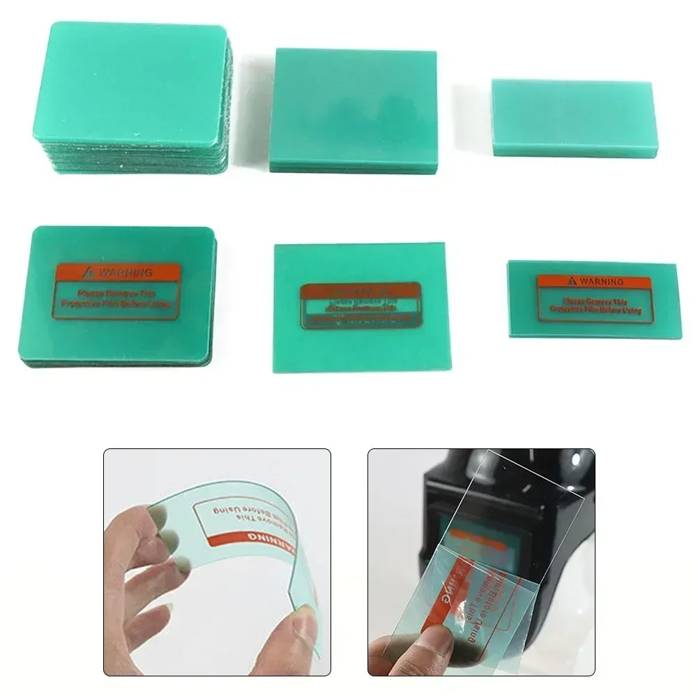 Protective Film For Argon Arc Welding Helmet Anti-Spatter Lens Replacement Parts Welding Accessories 5pcs welding helmet lens welding helmet