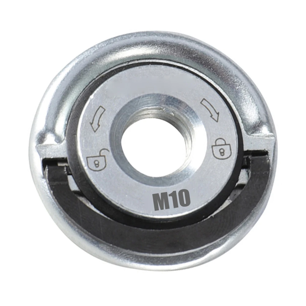 

M10 Thread Angle Grinder R Self-Locking Pressing Plate Quick Release Grinder Pressing Plate Flange Nut Power Chuck