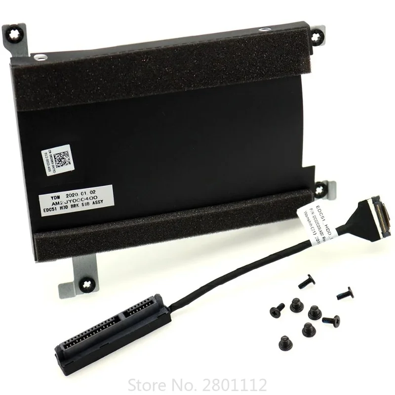 Kit D'installation Disque Dur SATA 2,5" Pour Dell Latitude 15 5510 5511 5500 Et Precision 15 3540 3551 - Avec Câble, Support Et Vis