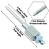 1pc Grease Injector Needle Bearings Grease Needle Adapter For Release Grease HSS Butter Gun Needle Nozzle Fittings 6