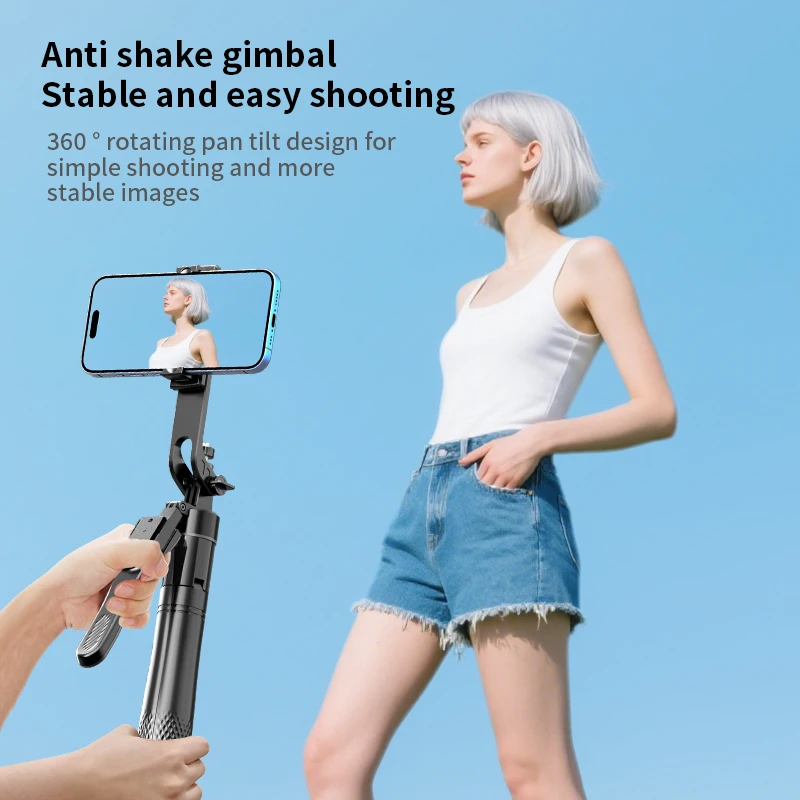 Scalable Selfie Stick with Tripod and Bluetooth Shutter