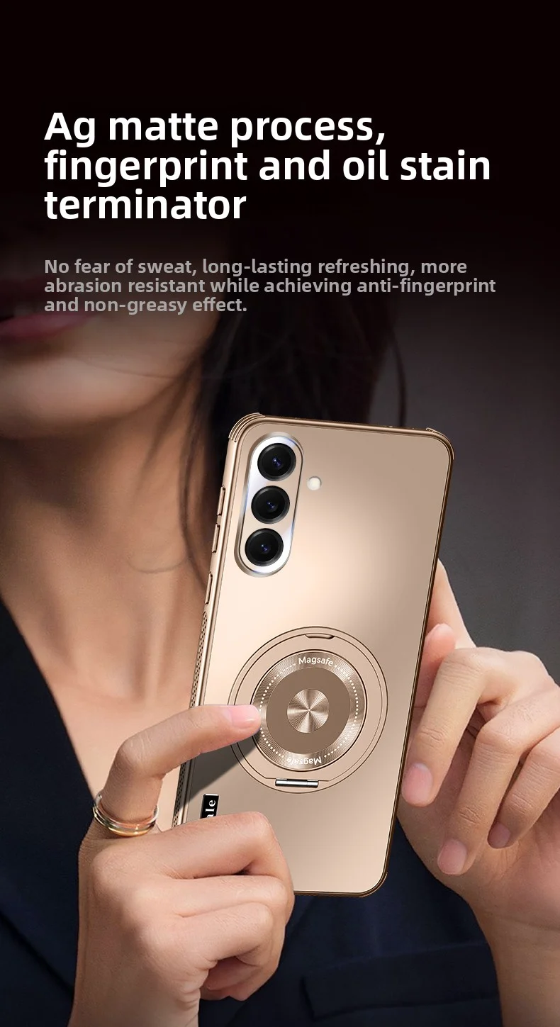 Für Samsung Galaxy S26 Ultra Hülle Hart Matt Ring Magnetisch Kabelloses Laden Schutzhülle Rückseite Für Samsung S26 S25 Plus Schale – Detail 10
