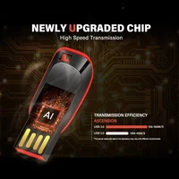 High Speed Genuine USB Flash Drive 128GB Black Pen Drive with Bonus Keychain 64GB Memory Stick 32GB Business Gift 16GB 5